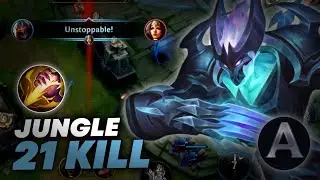 BEST ZED 21 KILL IN JUNGLE ! STILL OP SEASON 12