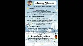 Ali Sadpara &mdash; The Brave Mountaineer of Pakistan | True Hero Who Touched the Sky 🏔️🇵🇰