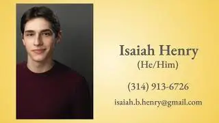 Isaiah Henry Vocal Reel