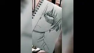 shoto todoroki art 🤬 #artwork #todoroki #my hero academia