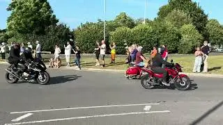 Biker escort in aid of anti bullying in Swindon ￼