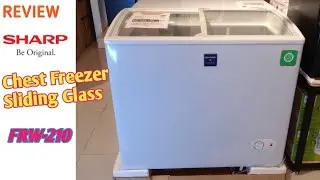REVIEW Sharp Chest Freezer Sliding Glass FRW-210 #review #sharp #frw
