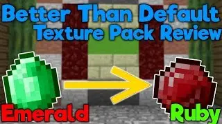 Minecraft Java - Texture Pack - RUBIES - Better Than Default