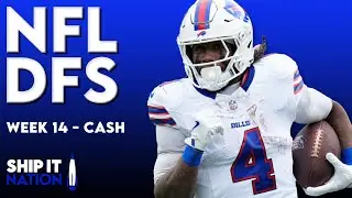 NFL Week 14 DFS Cash Game Strategy | DraftKings FanDuel Picks and Optimal Builds