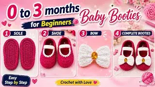 Crochet baby girl booties #crochet #crochet(handwooven grace)