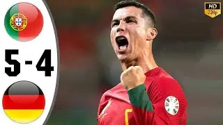 🚨(GOAT Ronaldo) Portugal vs German 5-4 All Goals Highlight 2023