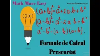 Formulele de calcul prescurtat
