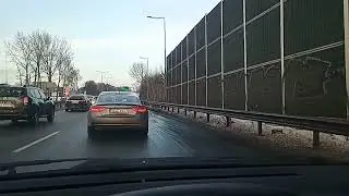 Korek na DK94 w Sosnowcu 