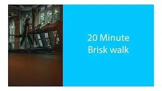 20 Minute Brisk Walk| Music | prod. By Tia's Production |