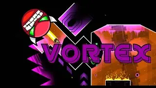Geometry Dash ~ VorteX by AlbinoMaster (All Coins) | AODJBASFVHSHFVBSUHF