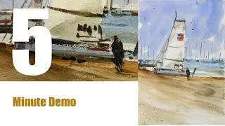 5 Minute Demo - Painting a sail boat