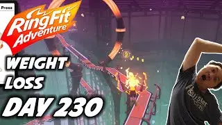 Best Cardio for Belly Fat - Day 230 Ring Fit Adventure Weight Loss Journey