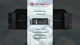 #shorts Dynatech PD-4000 Class-H Rated. Power (Bridge 8&Omega;) 2400W Rated. Power (Bridge 4&Omega;) 3600W