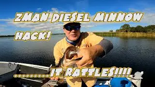Zman Diesel MinnowZ HACK It RATTLES! Fishing tips and hacks