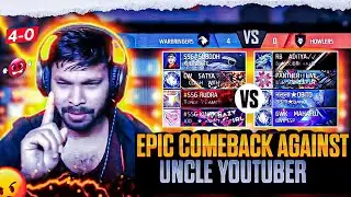 THE EPIC COMEBACK AGAINST UNCLE YOUTUBER 👺.WATCH IF U REALLY WANT TO LAUGH 🤣 - GARENA FREE FIRE