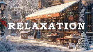 Festive Study Vibes ❄️ Warm Cafe Decor & Relaxing Christmas Music for Focus