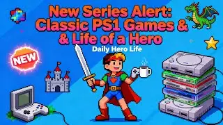 New Series Alert! 🎮 Classic PS1 Games & Hero Life Stories 🕹️✨