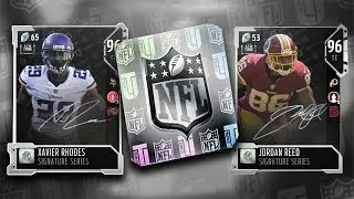 NEW LIMITED TIME XAVIER RHODES AND JORDAN REED! NEW SIGNATURE CARDS!| MADDEN 18 ULTIMATE TEAM