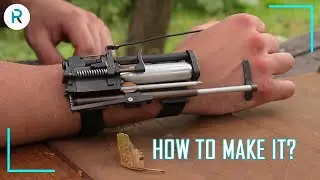 Making a Wrist Mounted Arrow Launcher  | Free CAD Files