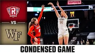 Radford vs Wake Forest Condensed Game | 2025-26 ACC Women's Basketball