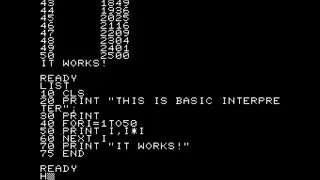 Panasonic JR-100U [BASIC Test] (1981)