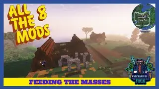 All The Mods 8 Minecolonies  | Ep8 | Hunger and Sickness Eliminated!