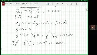 Lecture 1. Random linear operators. Dorogovtsev A. A.