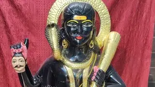 Baba Bheru Nath Ji Black Marble Statue भैरव बाबा मार्बल मूर्ति #bhairav #bhairavnath #भैरवनाथ #भैरव