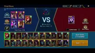 Raid Shadow Legends: Doom Tower Hard lvl 120 final boss Dark Fae Fully auto team