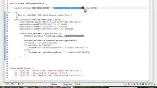 HOW TO VALIDATE PAN CARD NUMBER USING JAVA