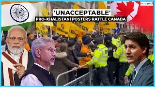 Shocking Threats to Indian Diplomats: Pro-Khalistani Posters Exposed