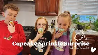 🧁 Cupcake Sprinkle Surprise | Kid Chef Scarlet