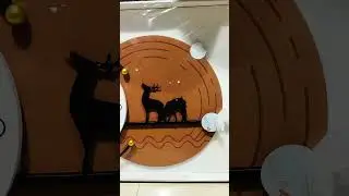 DEER MODERN WALL CLOCK #homedecor #decorinspiration