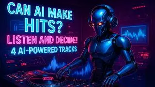 Can AI Make Hits? Listen and Decide! 4 AI-Powered Tracks | fusion, electronic dreamscape, AI music