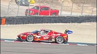 Laguna seca Ferrari challenge with special guest