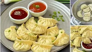 ১বার খেলেই প্রেম 💚 পারফেক্ট হোমমেড মোমো | Easy Momo Recipe | Santa’s Kitchen#yummy #cooking #recipe 