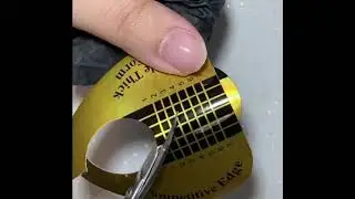 unha de gel moldada.