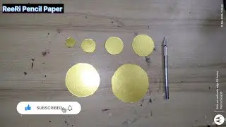📏☄️📝 Make your OWN CIRCLE STENCILS FOR YOUR ART using WASTE CANDY BOX 🎁🥳😉#reeri #reeripencilpaper 