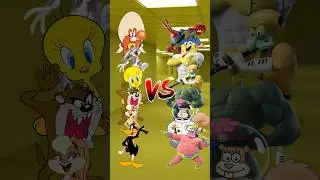 Space Jam VS SpongeBob Movie #shorts #spacejam #spongebob