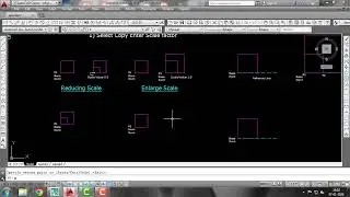 Scale Command in autocad 2014