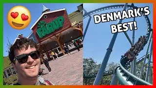 Riding The BEST Coaster In Denmark, F&oslash;nix! | My First Visit To F&aring;rup Sommerland!