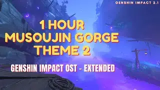1 Hour Musoujin Gorge Theme 2 - Genshin Impact OST