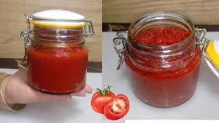 Tomato Paste Recipe | Homemade Tomato Paste How to Store Tomatoes | How to Make Tomato Paste