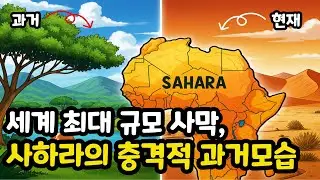 우리가 알던 사막이 아니다! 5천 년 전 '초원 사하라'의 놀라운 모습과 거주민의 비밀