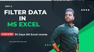 📊 Day 04 | Filter Data in MS Excel | Learn Excel Step by Step | Learn With Arun