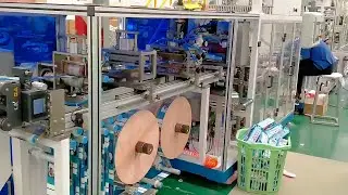 Straight Sanitary Napkin Packing Mchine