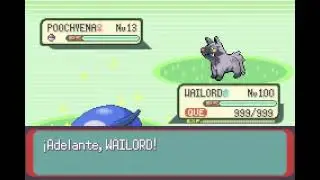 POKEMON EMERALD | WAILORD | CAMPANA CURA | HEAL BELL