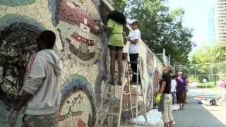 Jack Layton Ferry Docks: StreetARToronto, Inspiring Neighbourhoods One Wall At A Time
