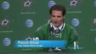 Winger Patrick Sharp traded to the Stars from Chicago