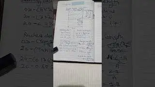 Angle with Radius calculation